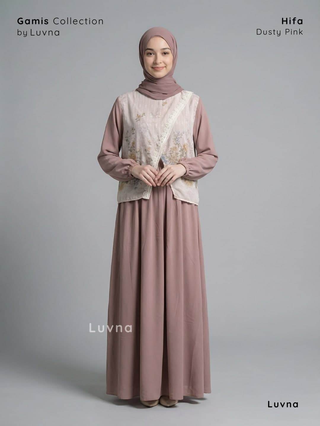 Luvna Hifa Gamis - Linen Premium 2
