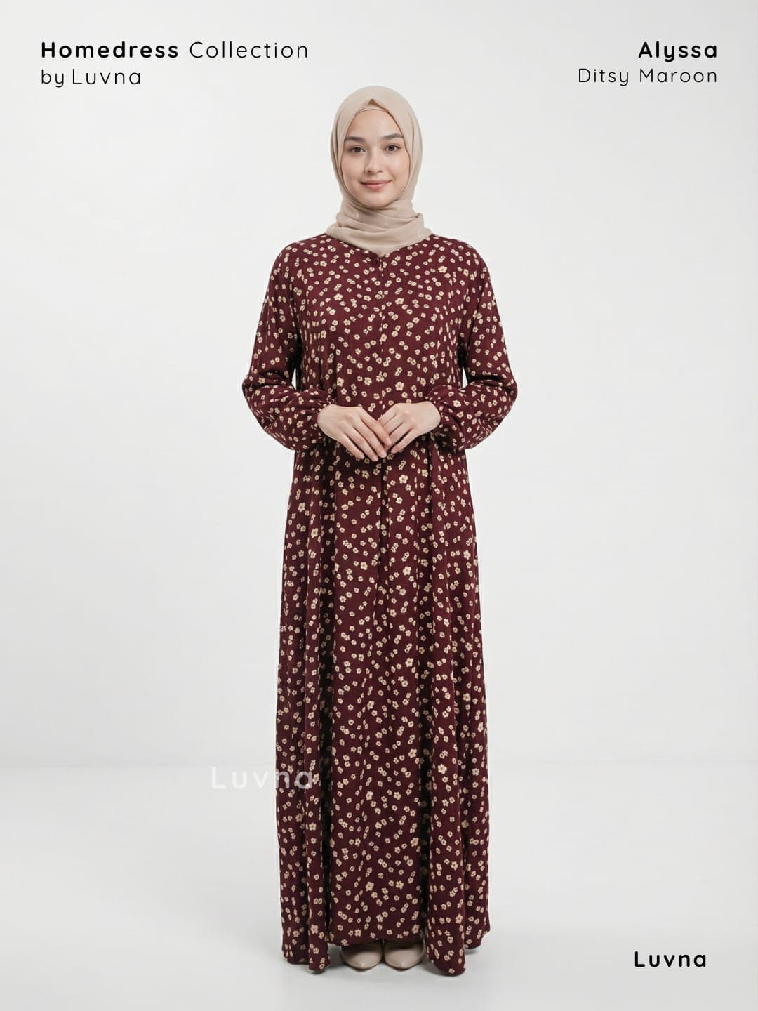 Luvna Alyssa Homedrees - Rayon Premium Daster Bumil Busui Friendly 5