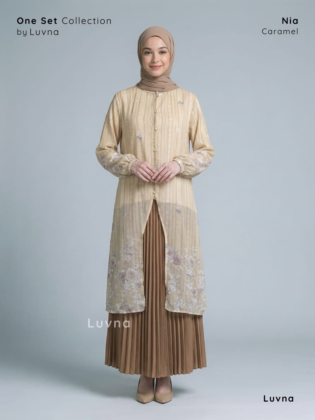 Luvna Nia One Set Ceruty-Rok Plisket Premium 3