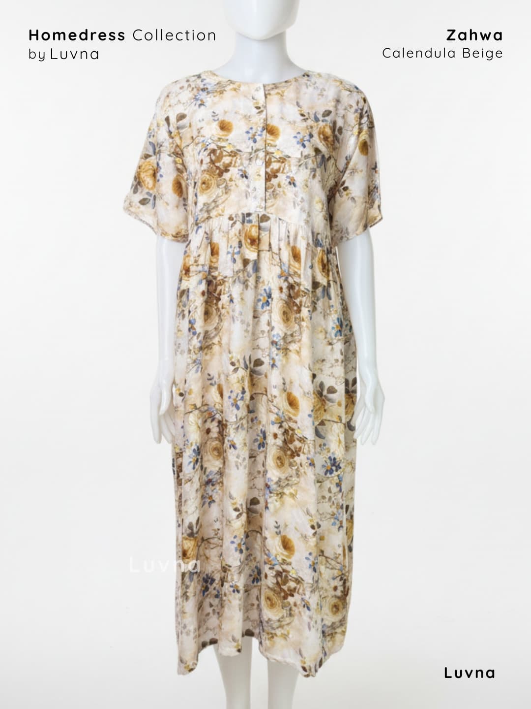 Luvna Basic Zahwa Homedress Premium - Daster Busui 5