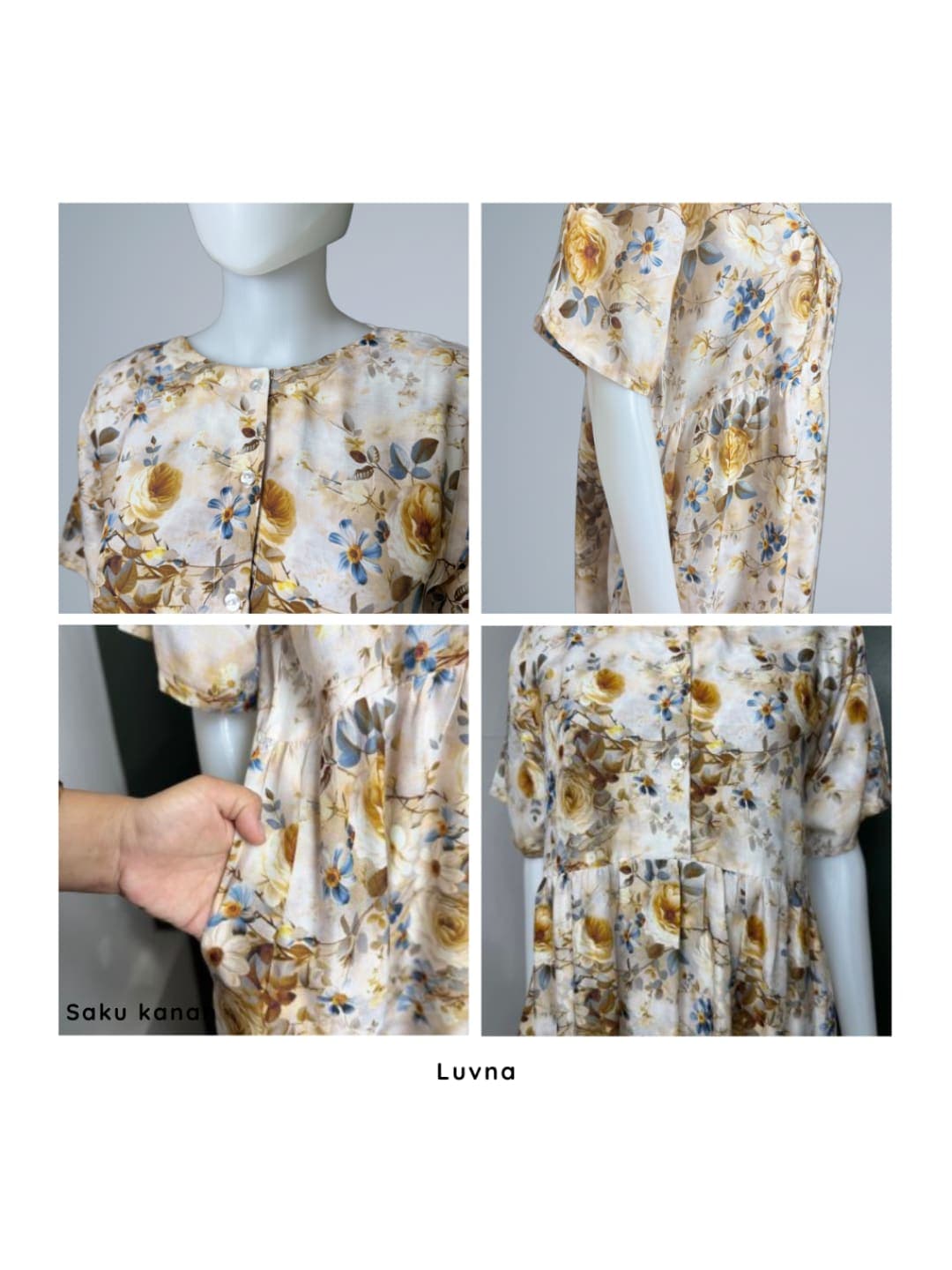 Luvna Basic Zahwa Homedress Premium - Daster Busui 6